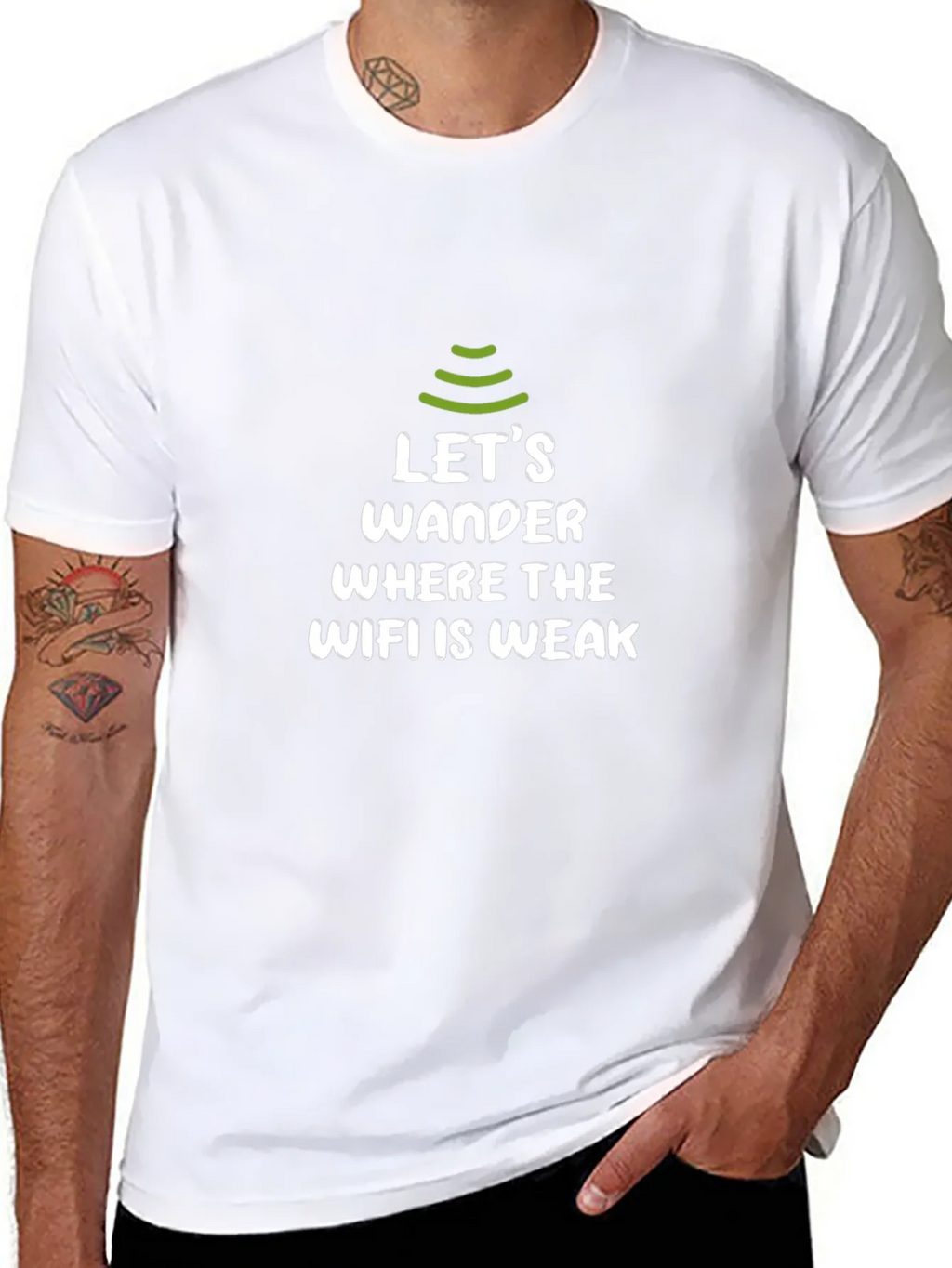 Lets Wander WiFi Weak Zone T-Shirt product image 7