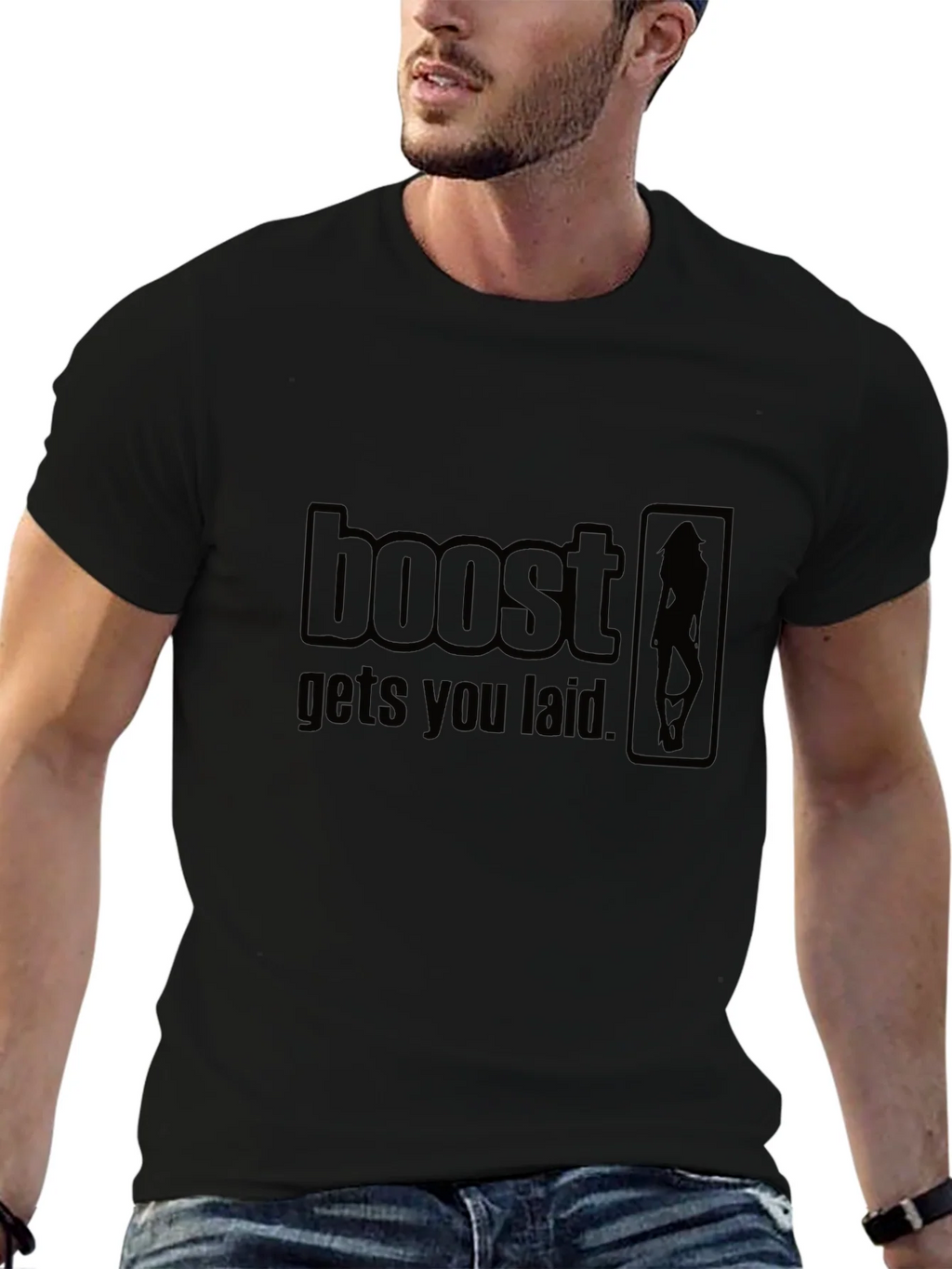Boost Gets You Laid - Novelty Graphic T-Shirt product image 6
