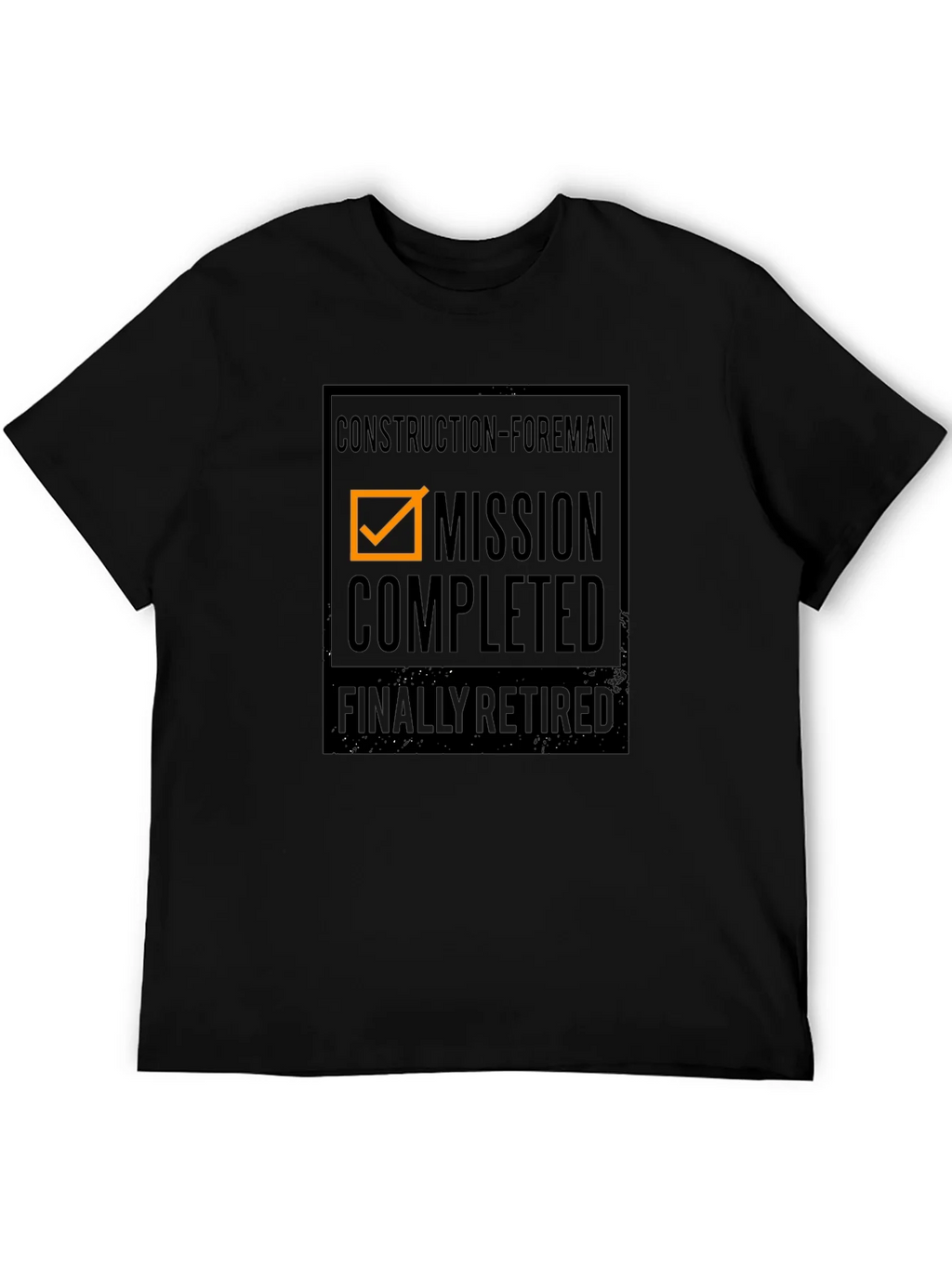 Construction Foreman Retirement T-Shirt: Mission Completed product image 5