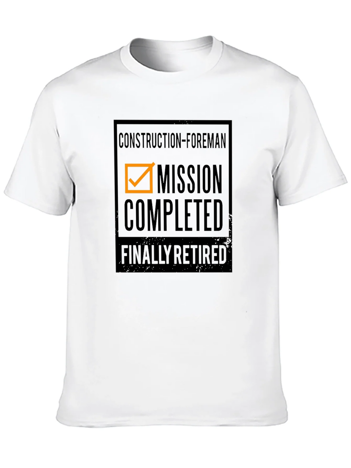 Construction Foreman Retirement T-Shirt: Mission Completed product image 9