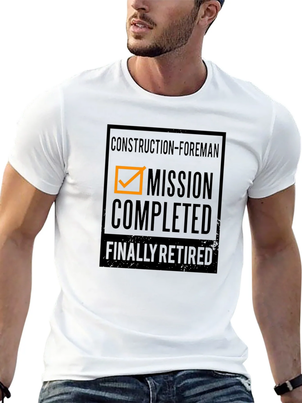 Construction Foreman Retirement T-Shirt: Mission Completed product image 12