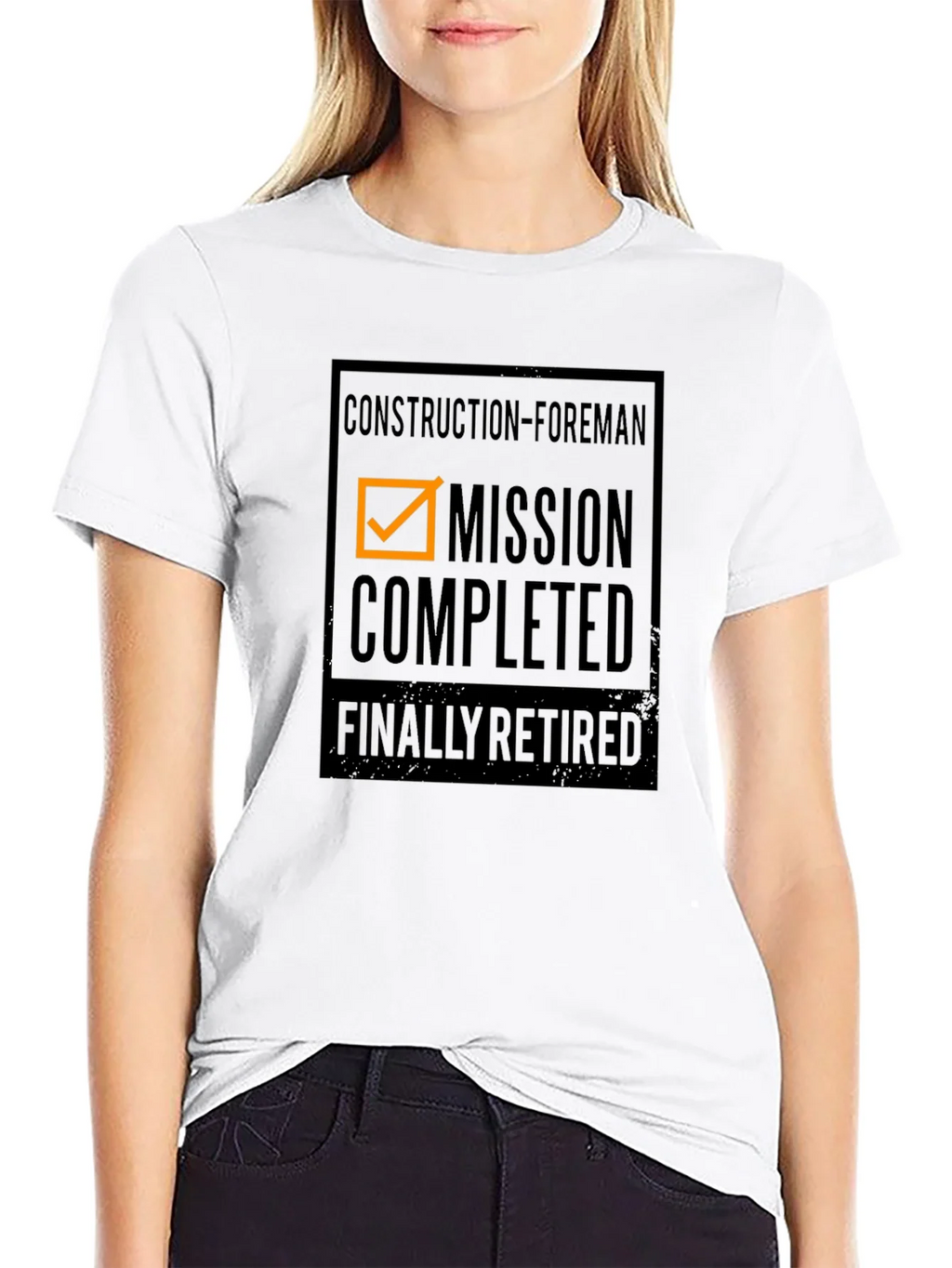 Construction Foreman Retirement T-Shirt: Mission Completed product image 8