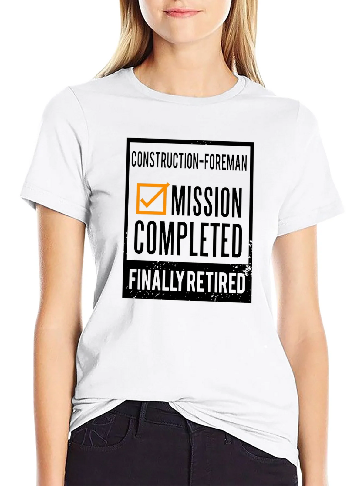Construction Foreman Retirement T-Shirt: Mission Completed product image 8