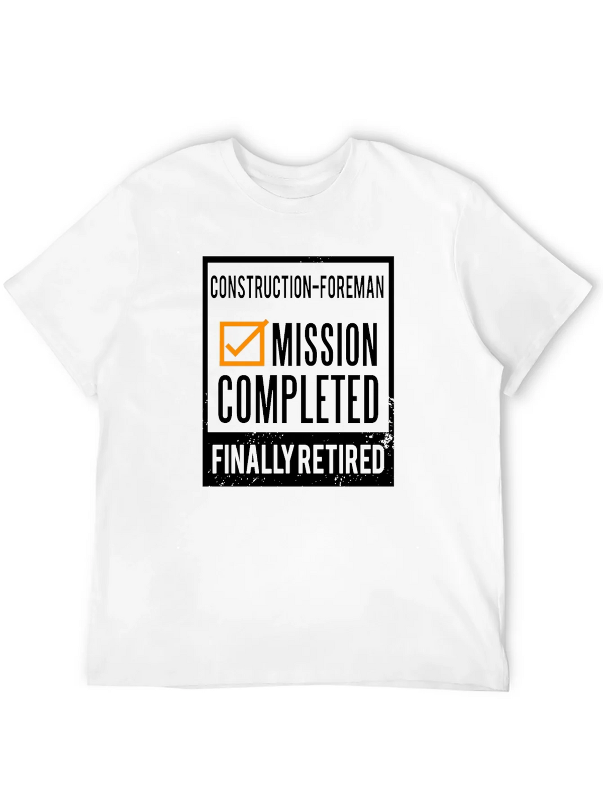 Construction Foreman Retirement T-Shirt: Mission Completed product image 11
