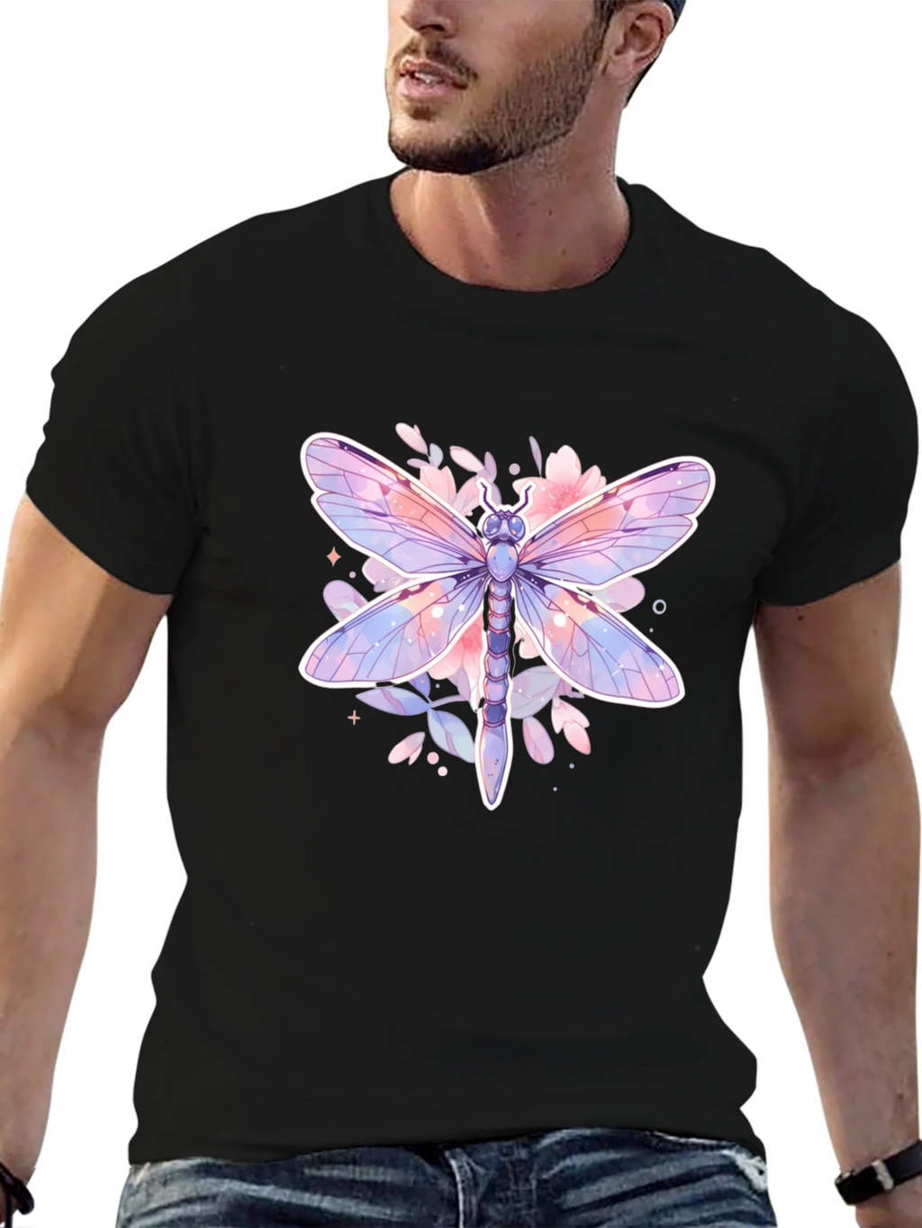 Watercolor Dragonfly Graphic Tee product image 6