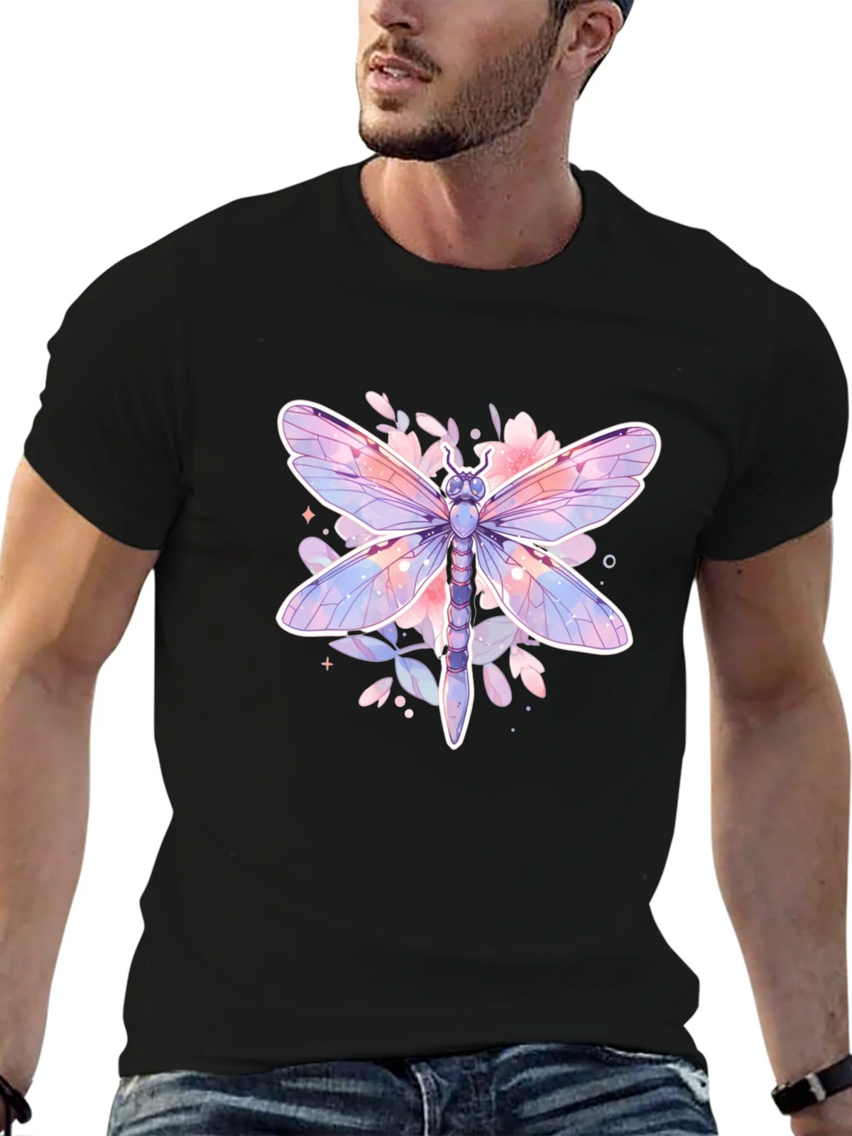 Watercolor Dragonfly Graphic Tee product image 6