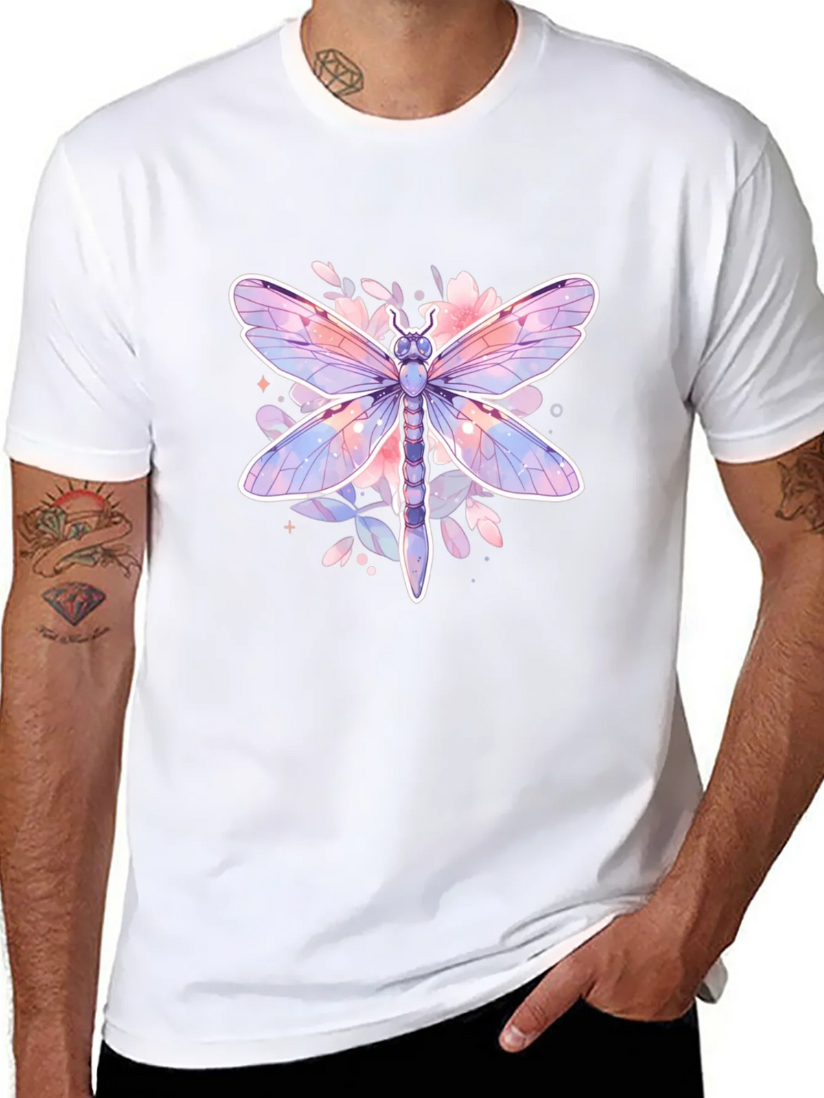Watercolor Dragonfly Graphic Tee product image 7