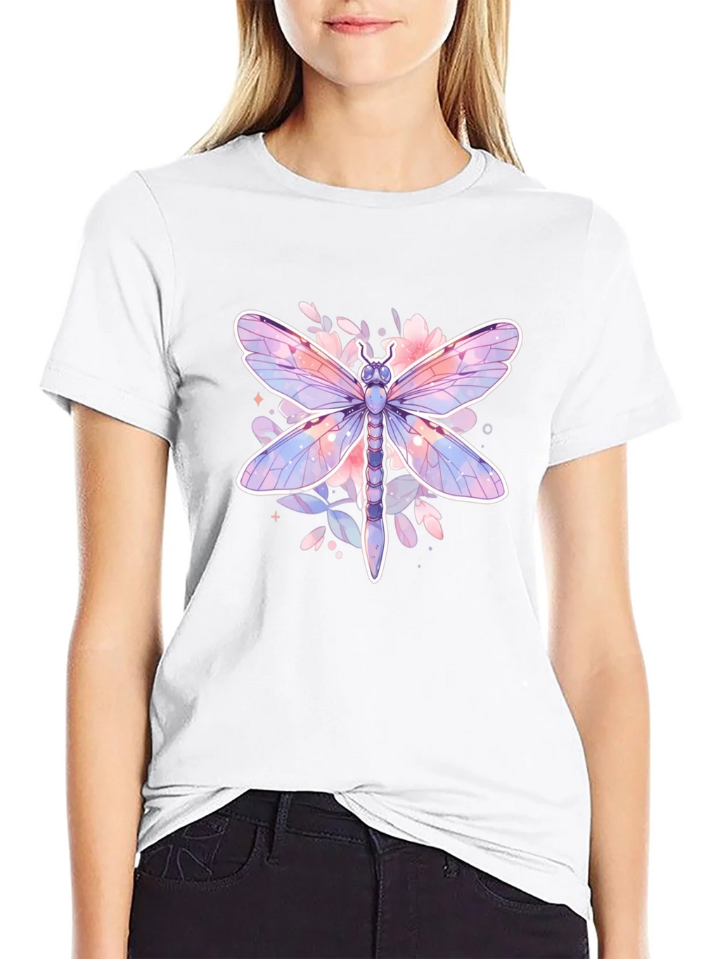 Watercolor Dragonfly Graphic Tee product image 8