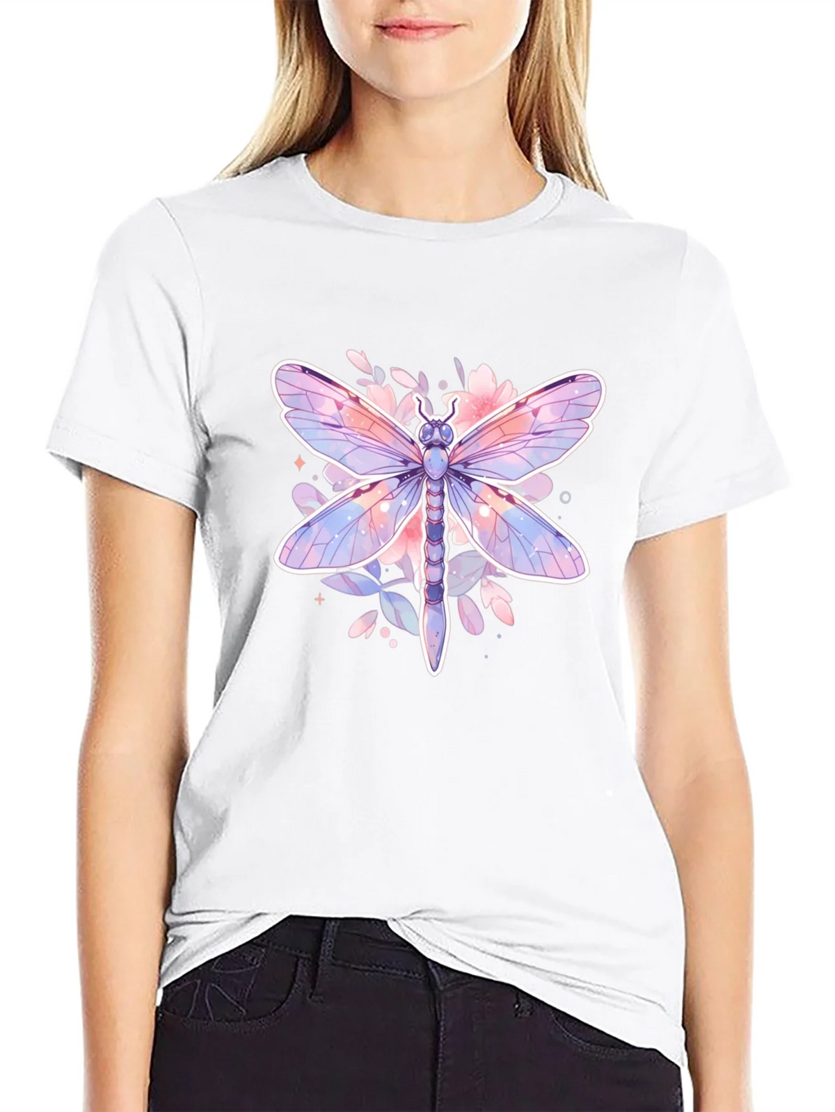 Watercolor Dragonfly Graphic Tee product image 8