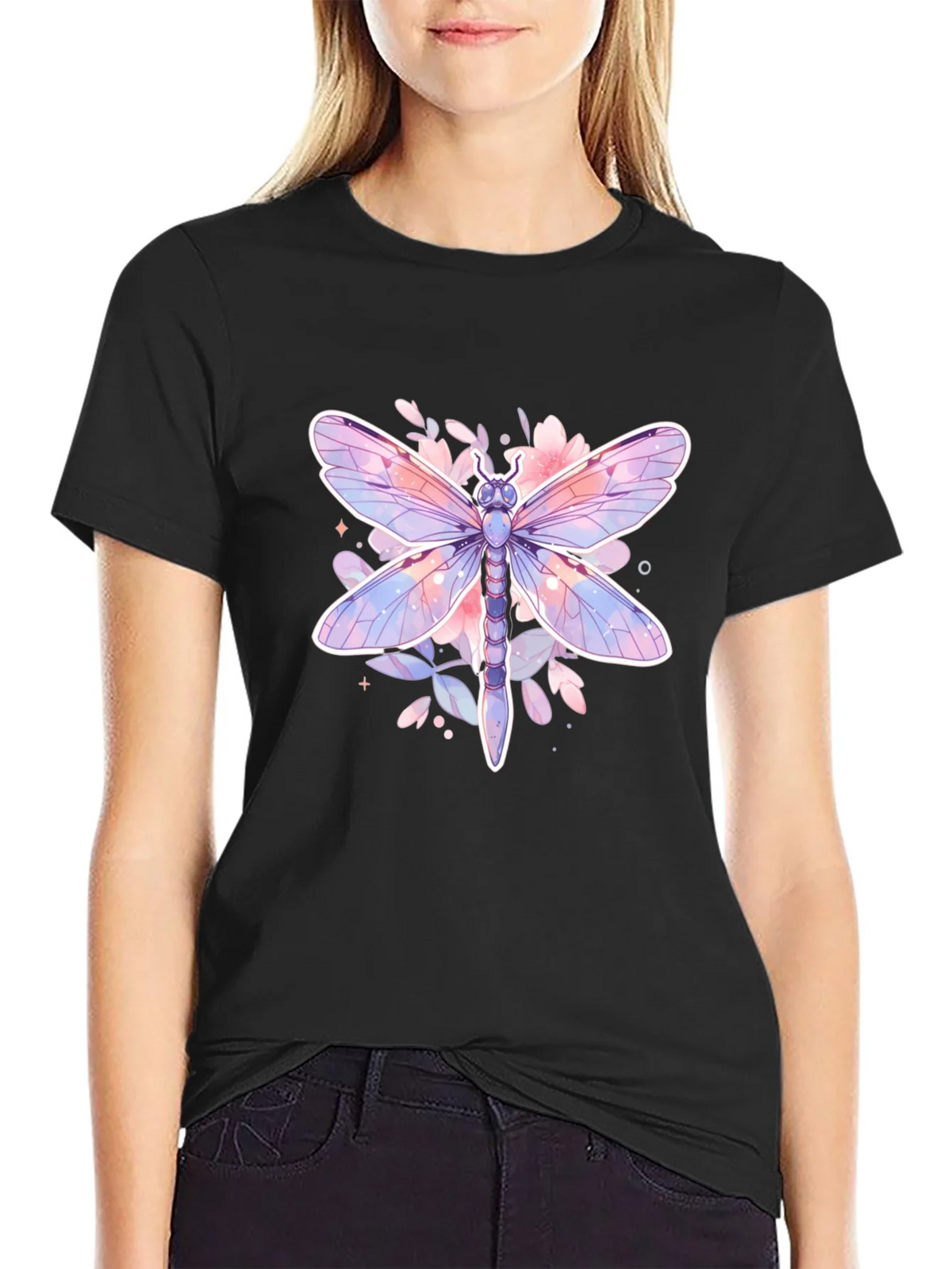 Watercolor Dragonfly Graphic Tee product image 2