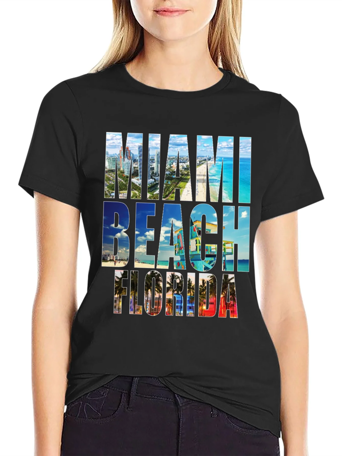 Miami Beach Florida Graphic Tee product image 2