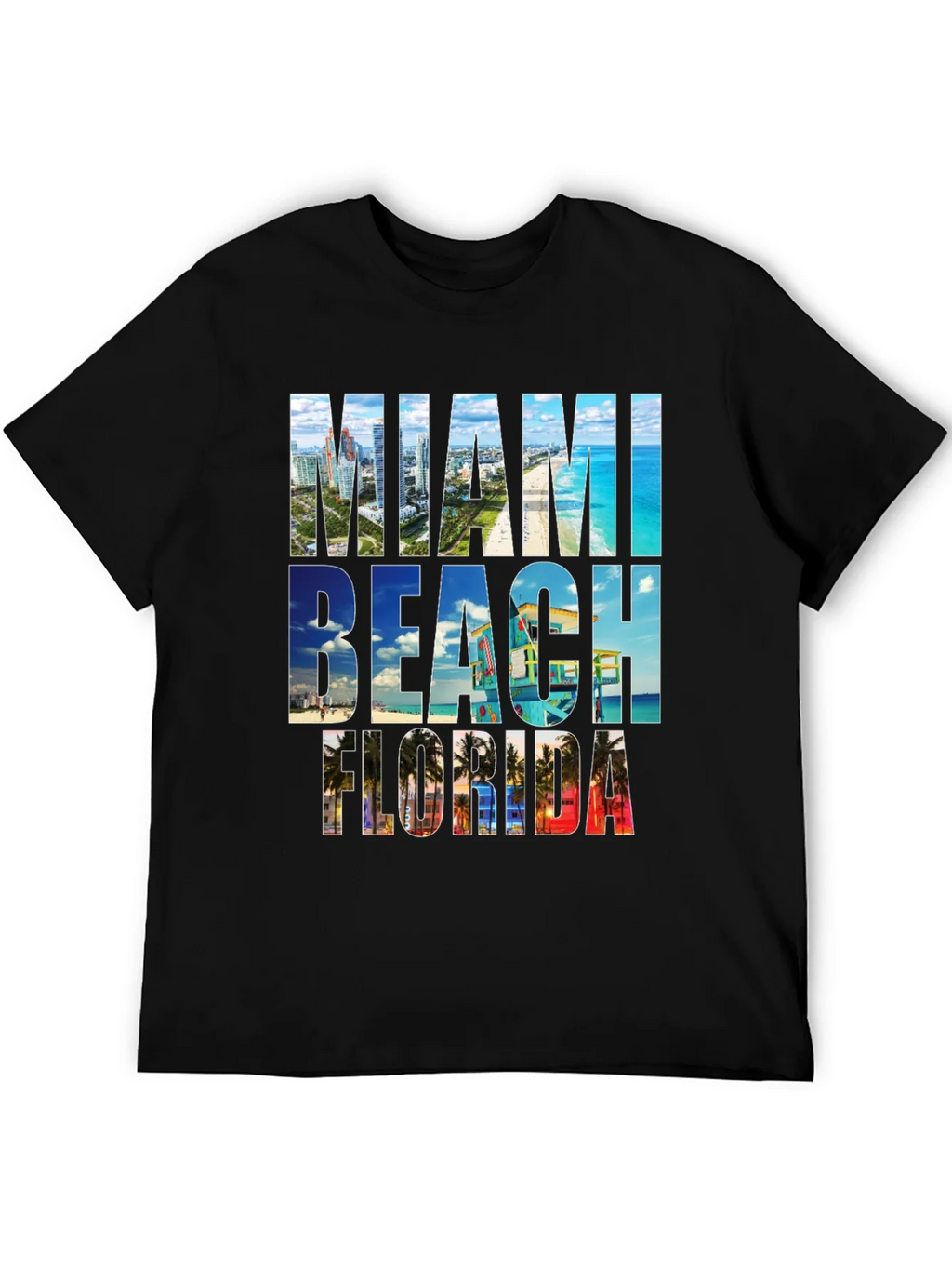 Miami Beach Florida Graphic Tee product image 5