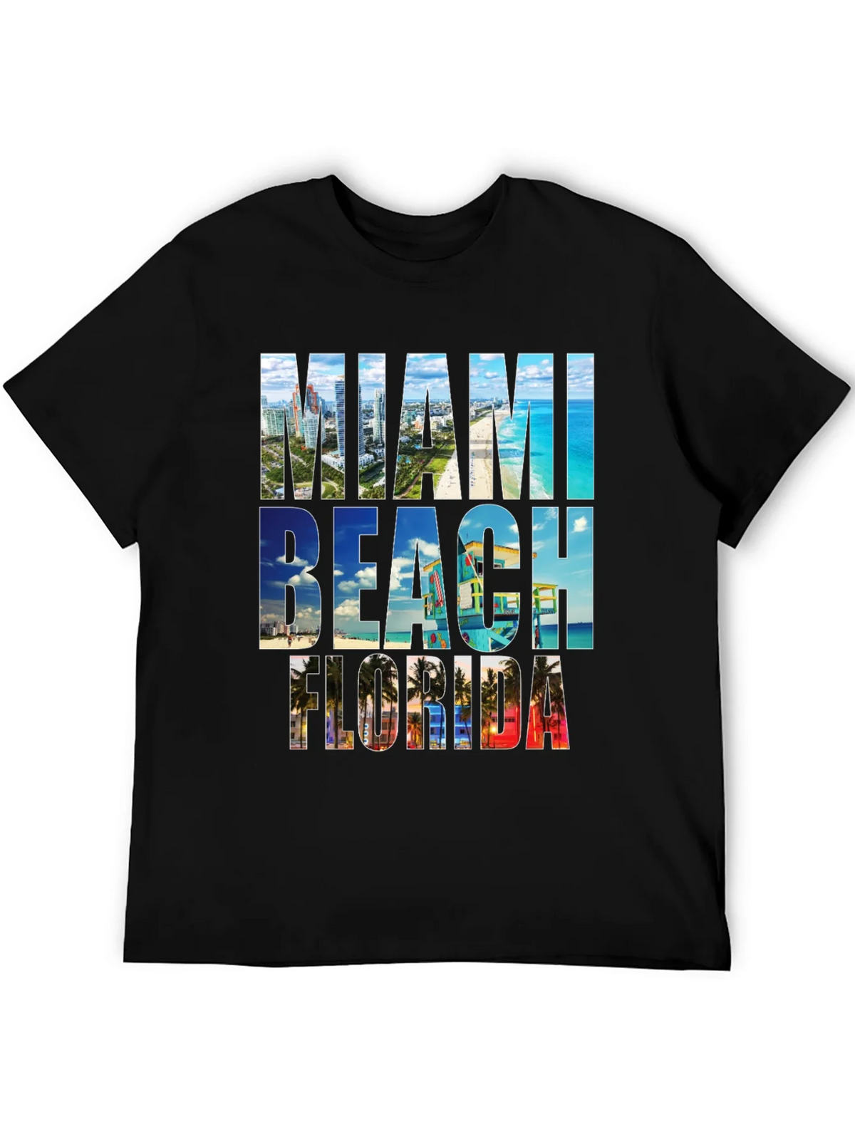 Miami Beach Florida Graphic Tee product image 5