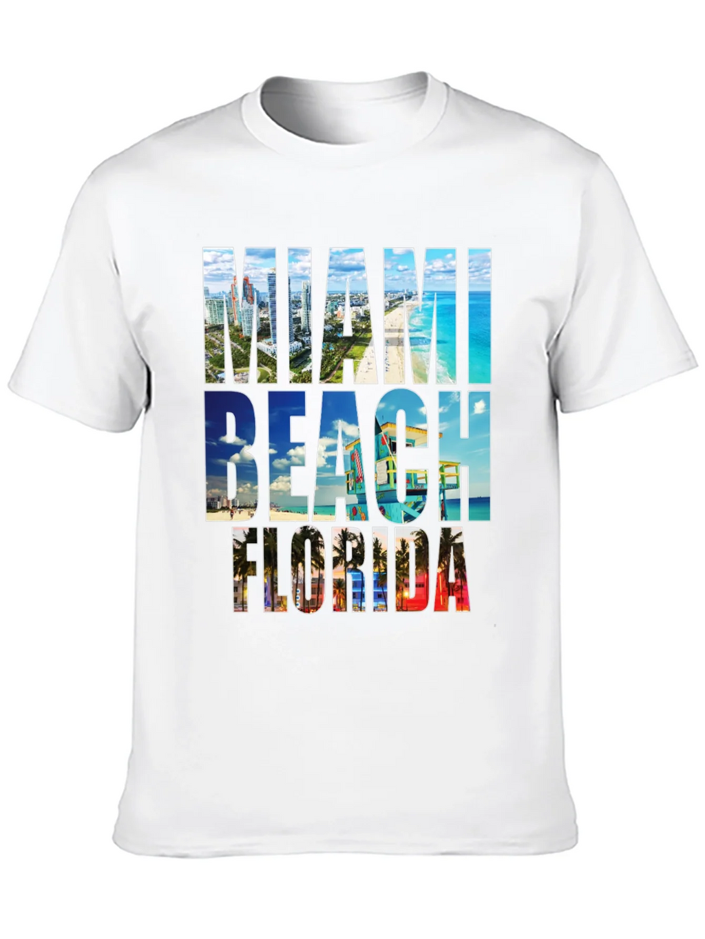 Miami Beach Florida Graphic Tee product image 9