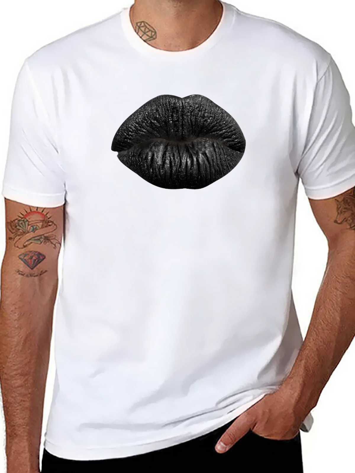 Black Lips Graphic Tee - Edgy Fashion Statement product image 7