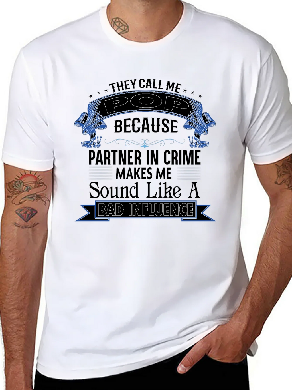 They Call Me Pop T-Shirt - Partner in Crime product image 7
