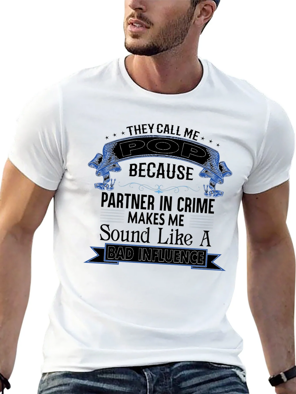 They Call Me Pop T-Shirt - Partner in Crime product image 12