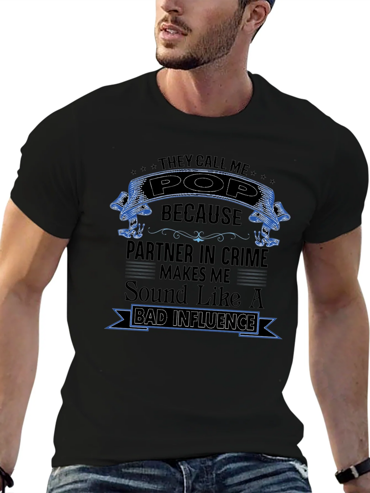 They Call Me Pop T-Shirt - Partner in Crime product image 6