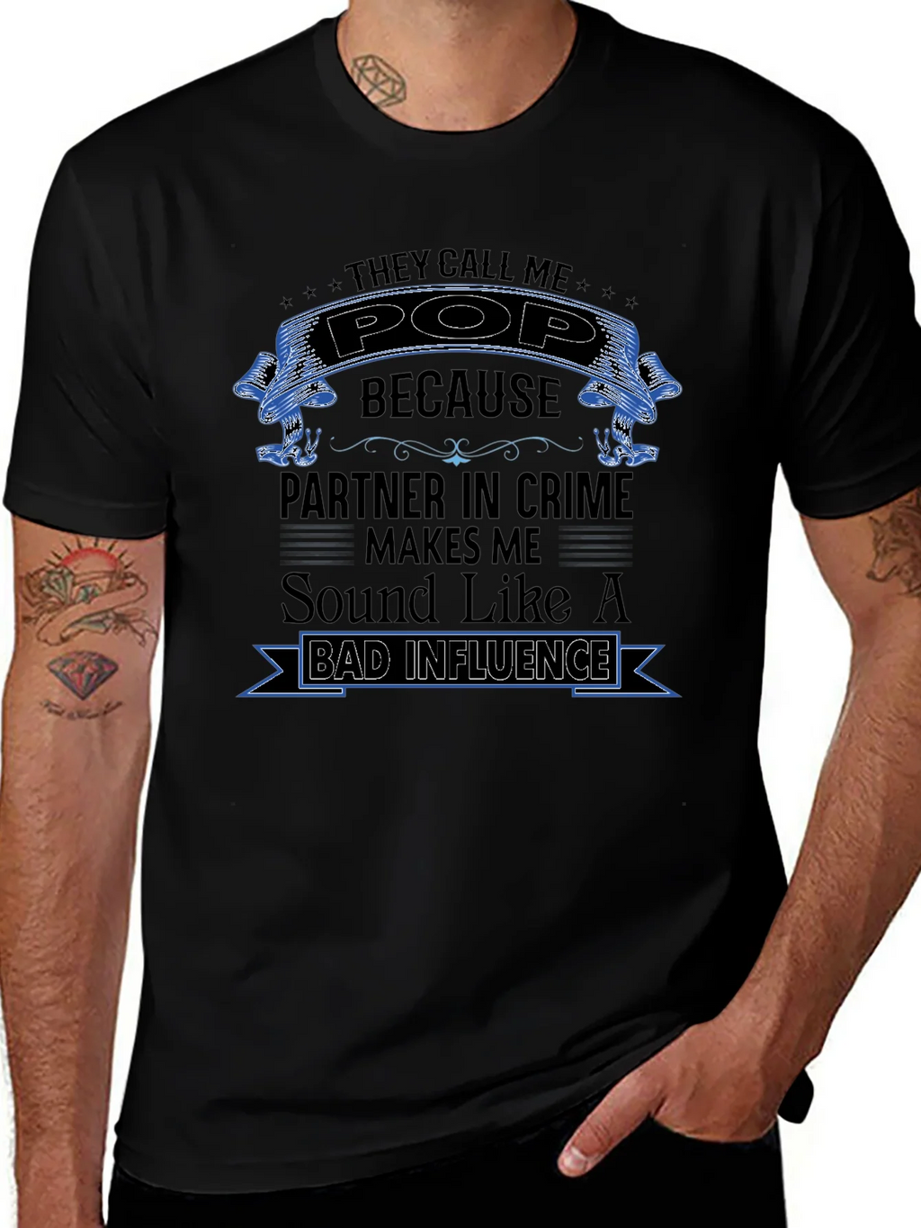 They Call Me Pop T-Shirt - Partner in Crime product image 1