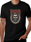 Los Angeles Barber Skull Graphic Tee product image 1