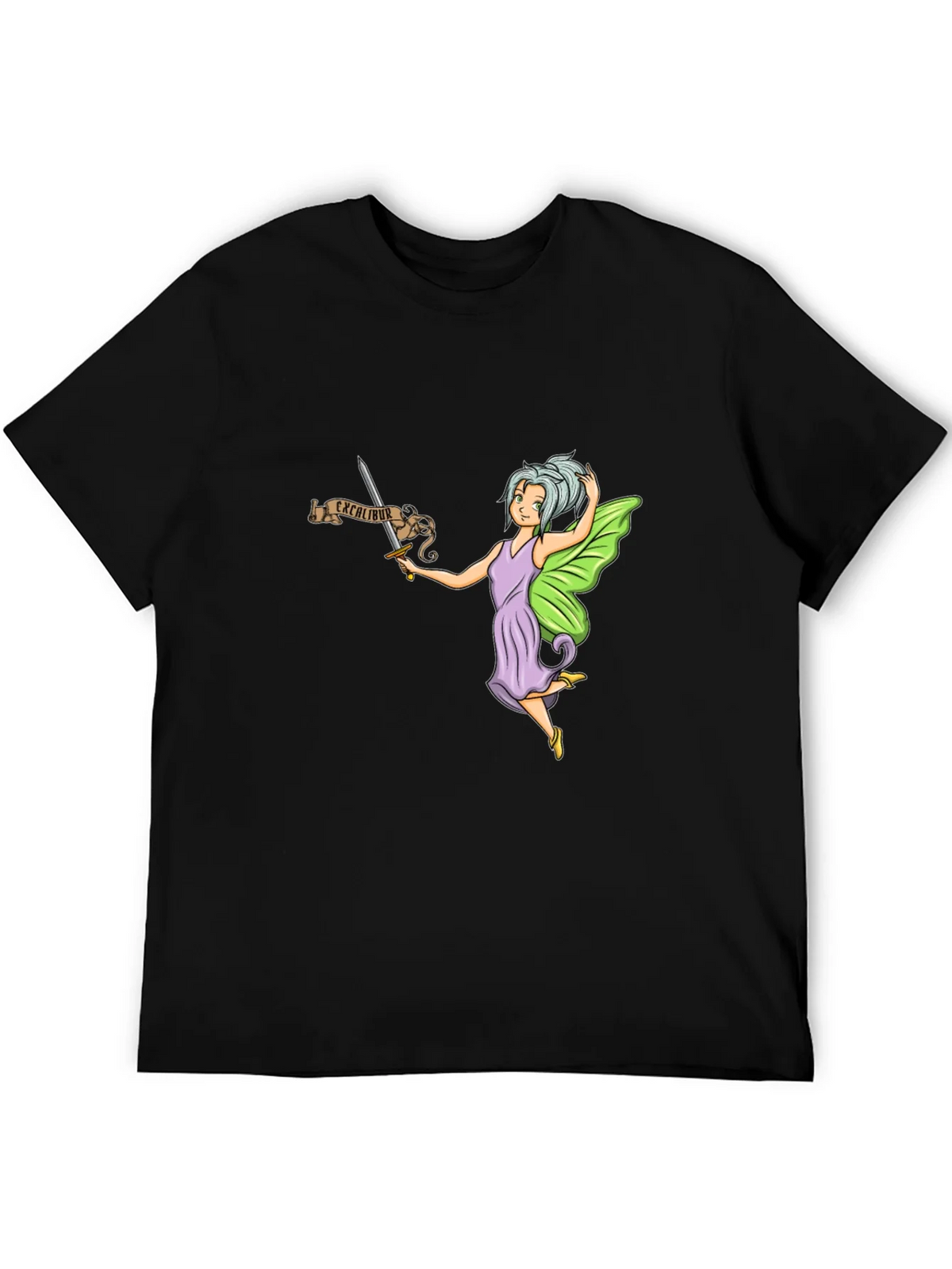 Fairy Excalibur Black T-Shirt product image 5