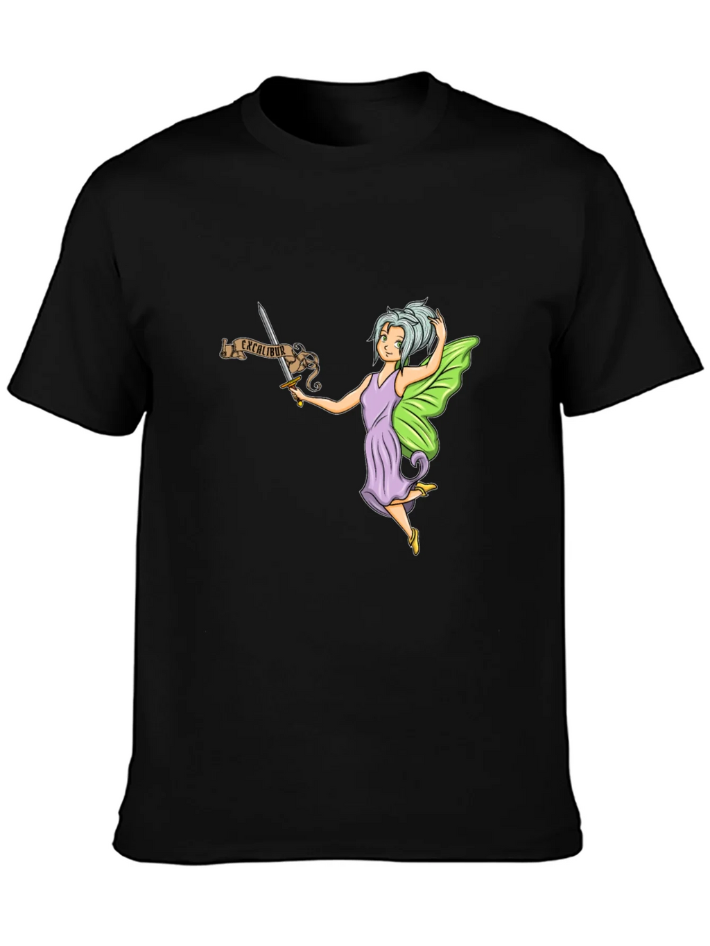 Fairy Excalibur Black T-Shirt product image 3