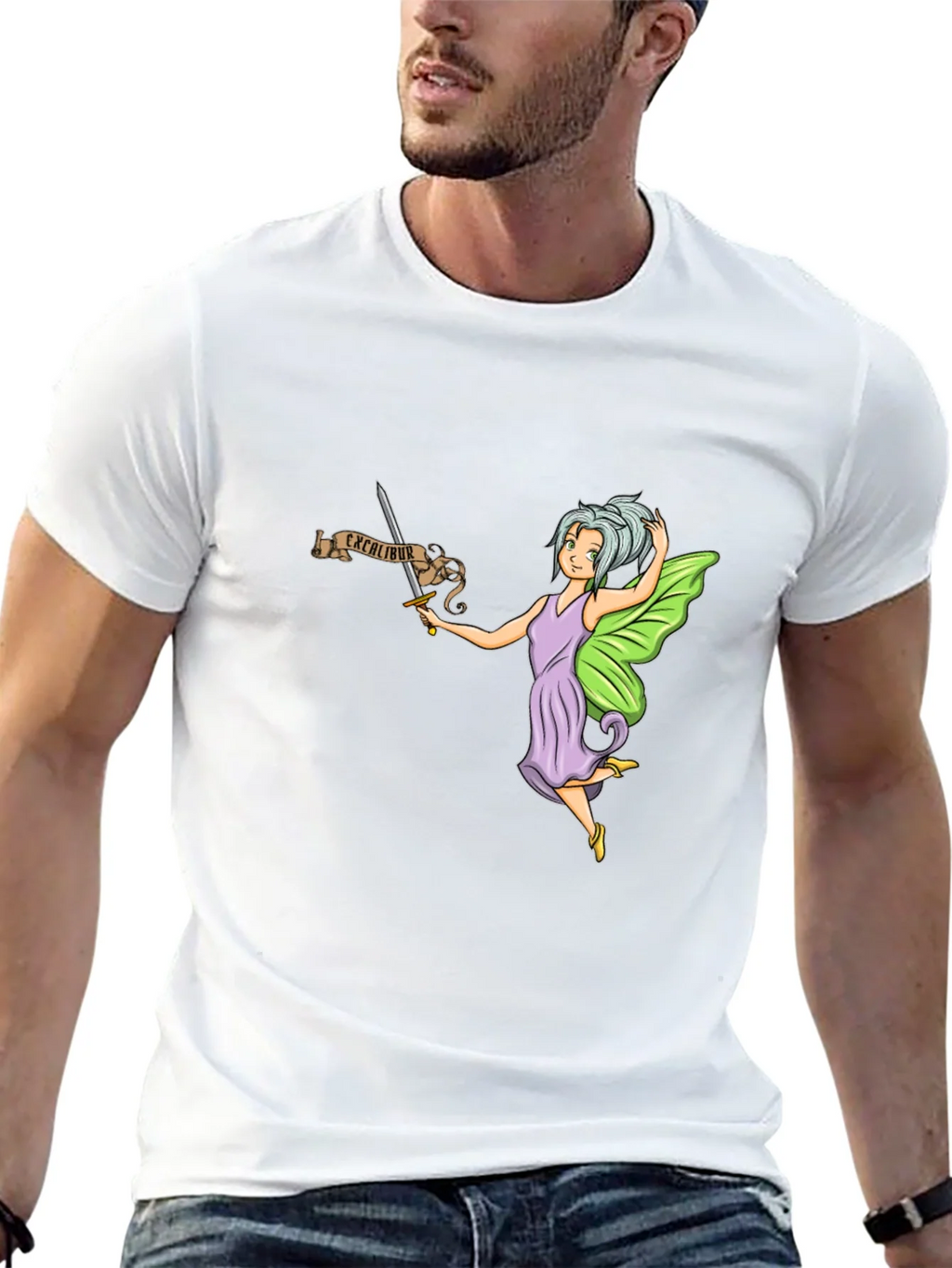 Fairy Excalibur Black T-Shirt product image 12