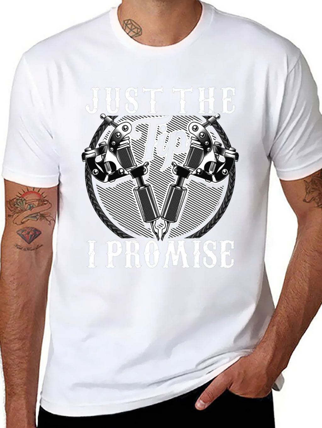 Just the Tip Tattoo T-Shirt - Funny Artist Gift product image 7