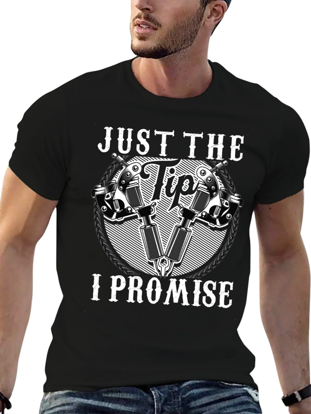 Just the Tip Tattoo T-Shirt - Funny Artist Gift product image 6
