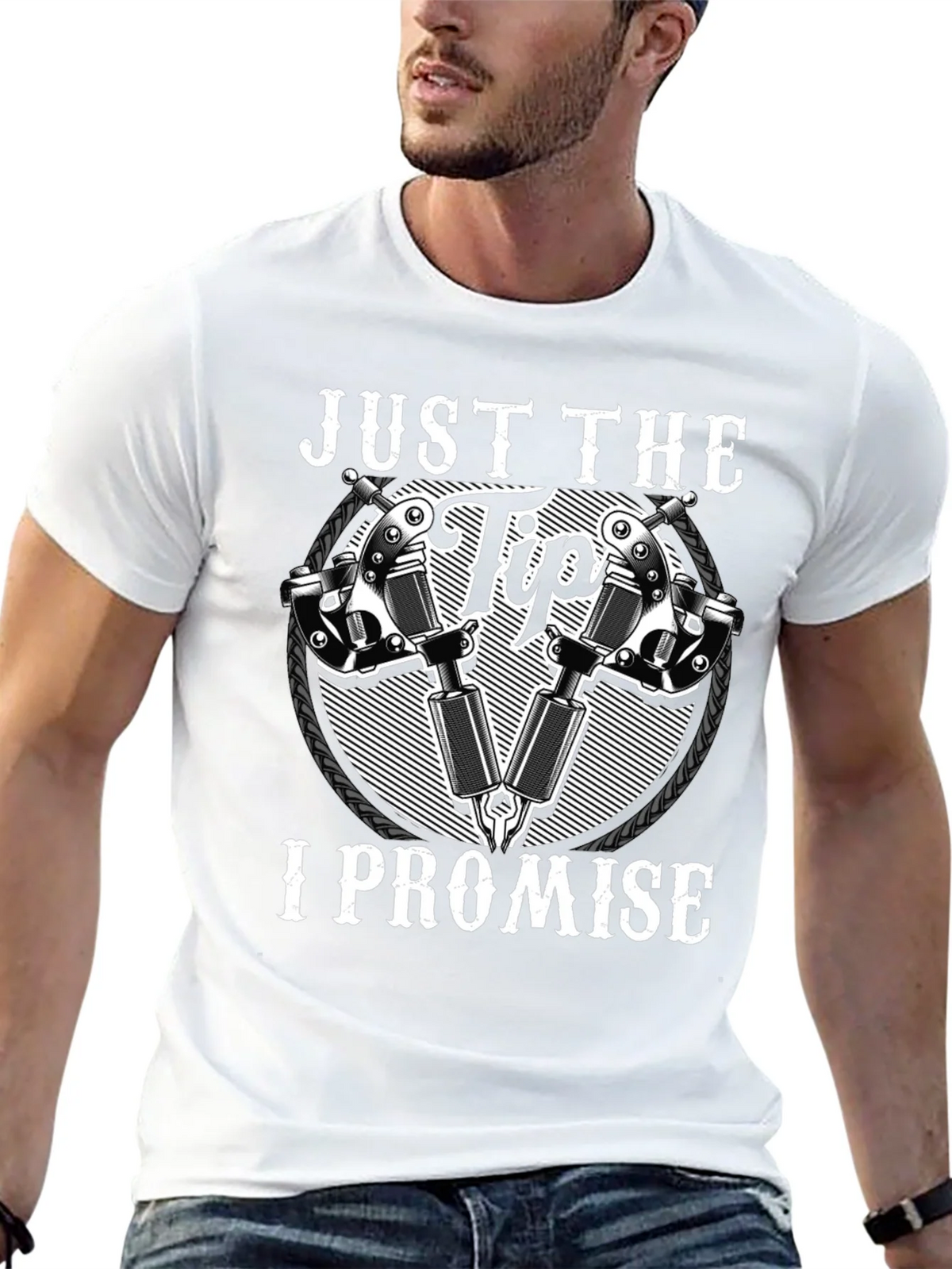 Just the Tip Tattoo T-Shirt - Funny Artist Gift product image 12