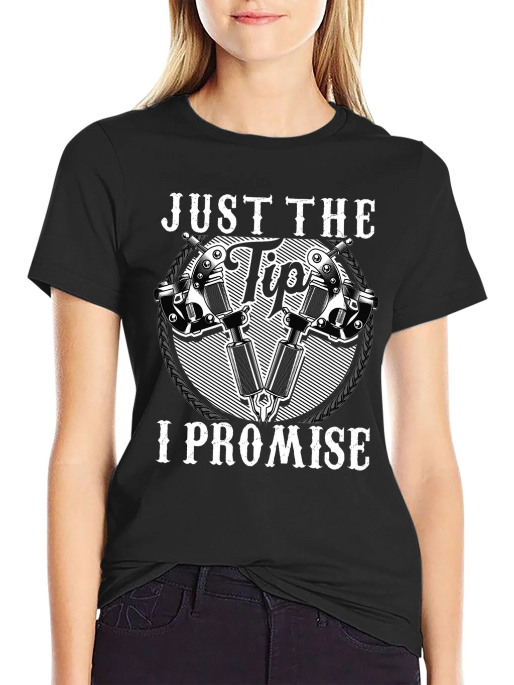 Just the Tip Tattoo T-Shirt - Funny Artist Gift product image 2