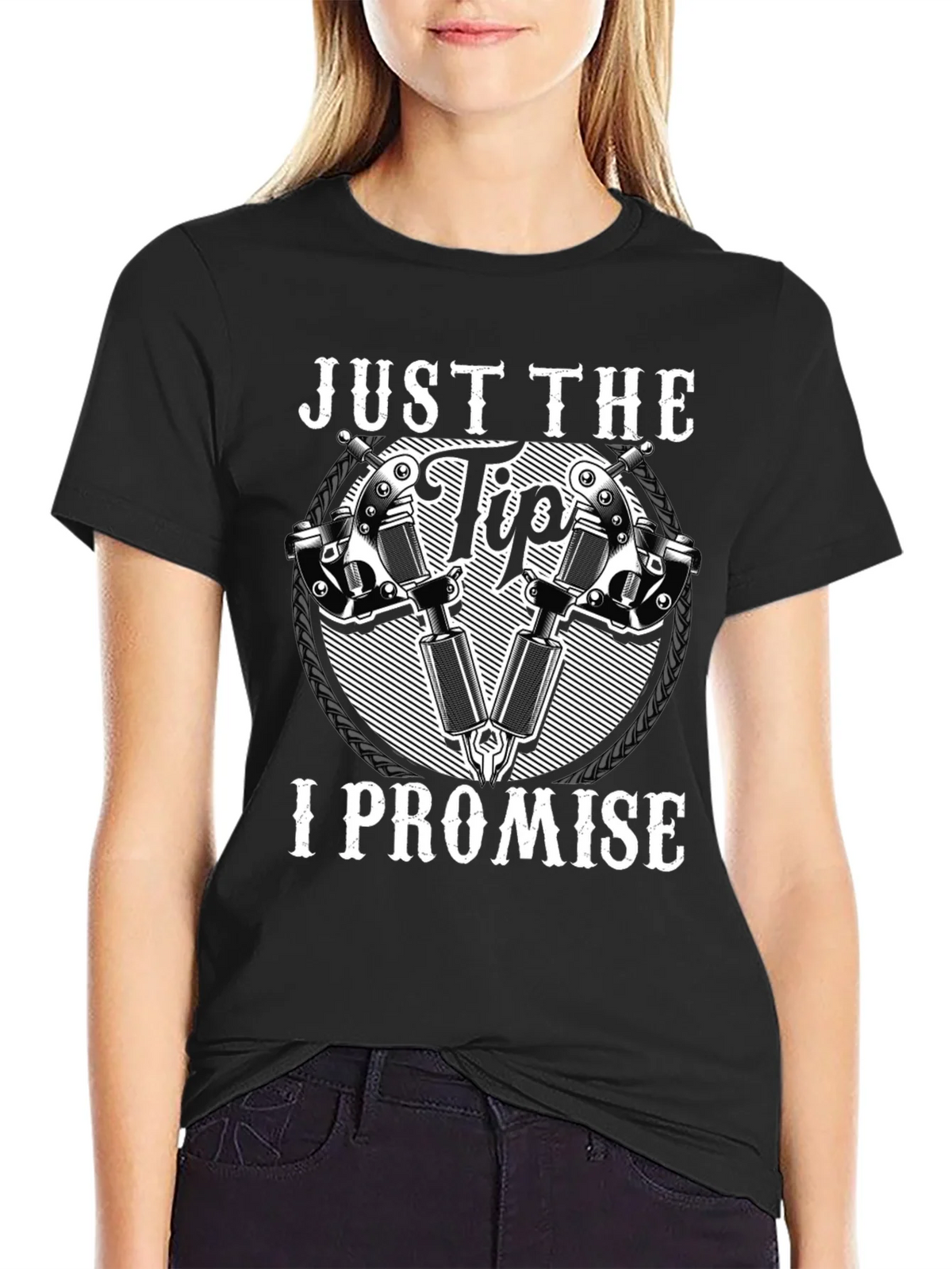 Just the Tip Tattoo T-Shirt - Funny Artist Gift product image 2