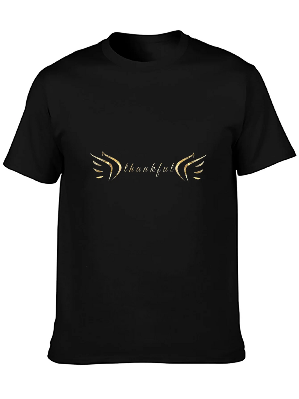 Thankful Graphic Print Crew Neck T-Shirt product image 3