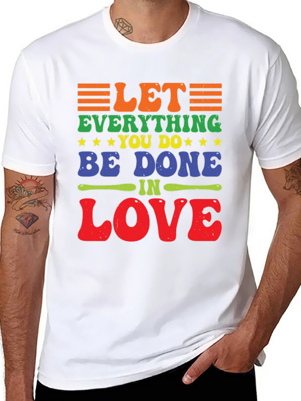 Let Everything You Do Be Done In Love T-Shirt product image 7