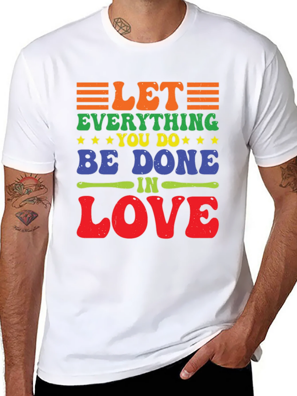 Let Everything You Do Be Done In Love T-Shirt product image 7