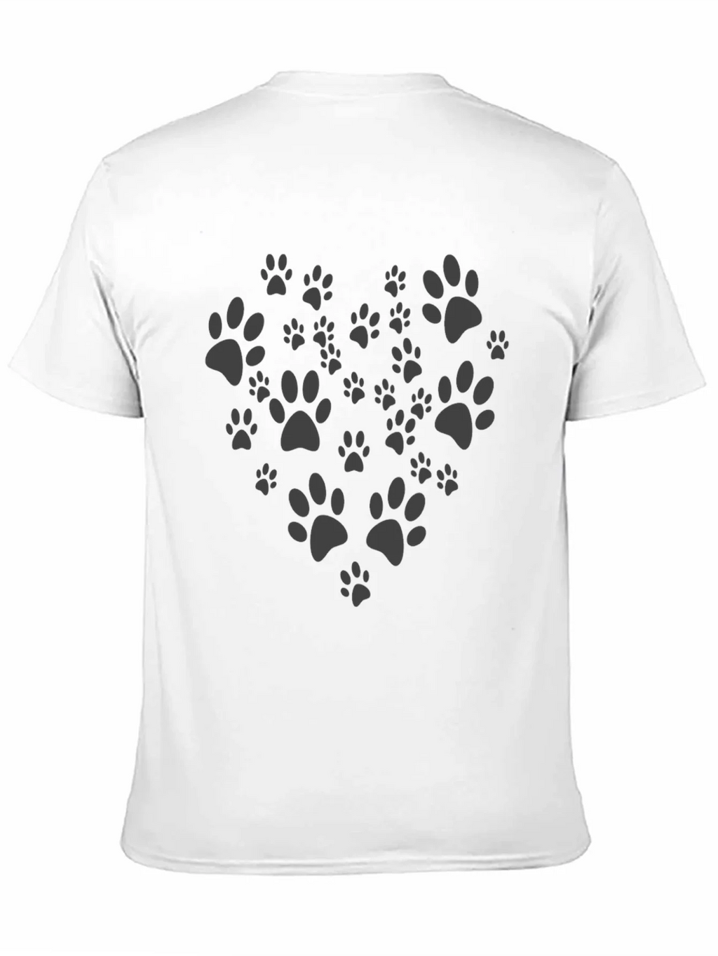 Paw Print Heart T-Shirt - Dog Lover Tee product image 10