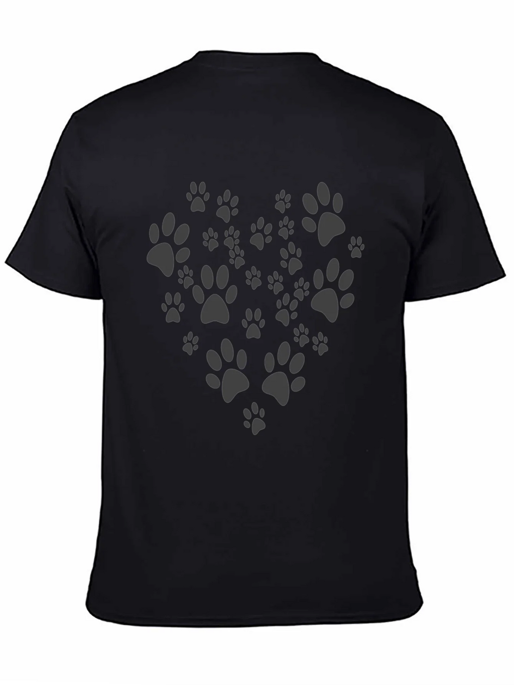 Paw Print Heart T-Shirt - Dog Lover Tee product image 4