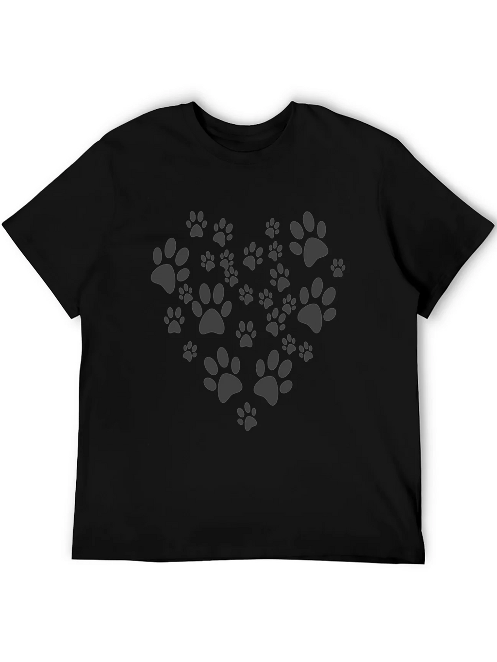 Paw Print Heart T-Shirt - Dog Lover Tee product image 5