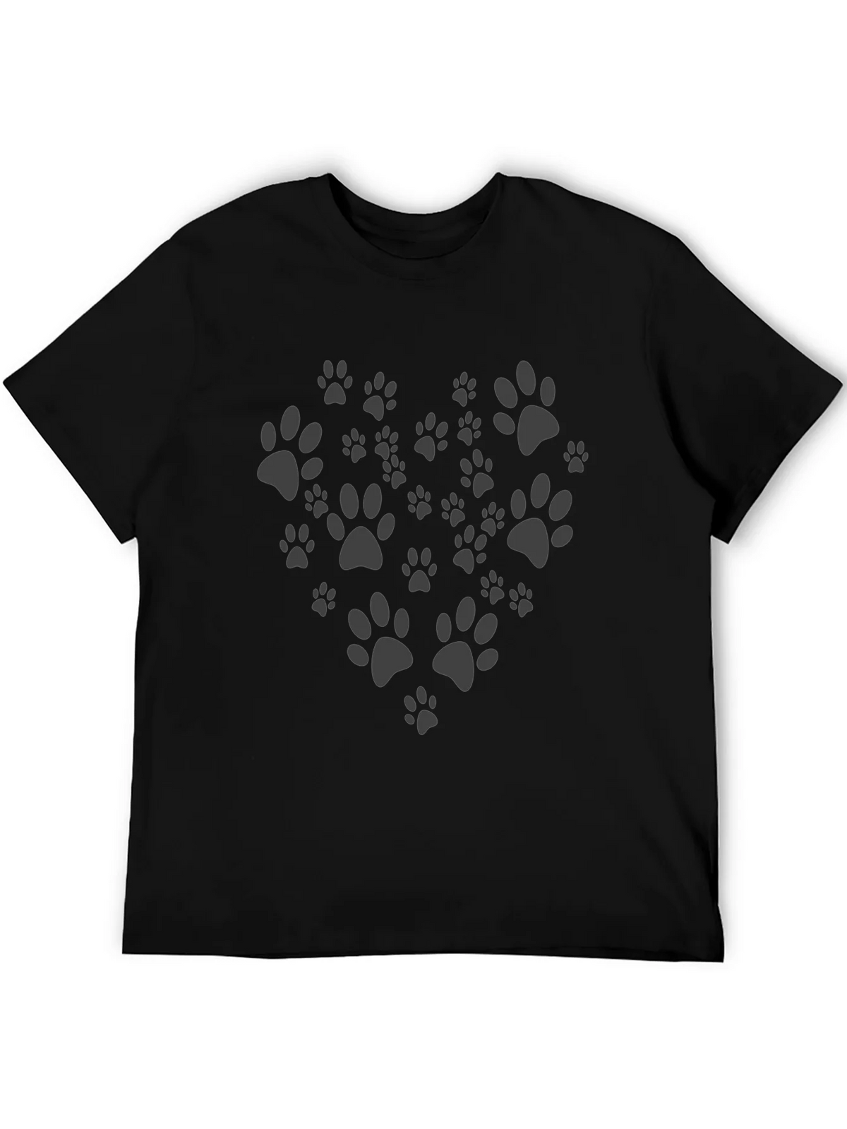 Paw Print Heart T-Shirt - Dog Lover Tee product image 5