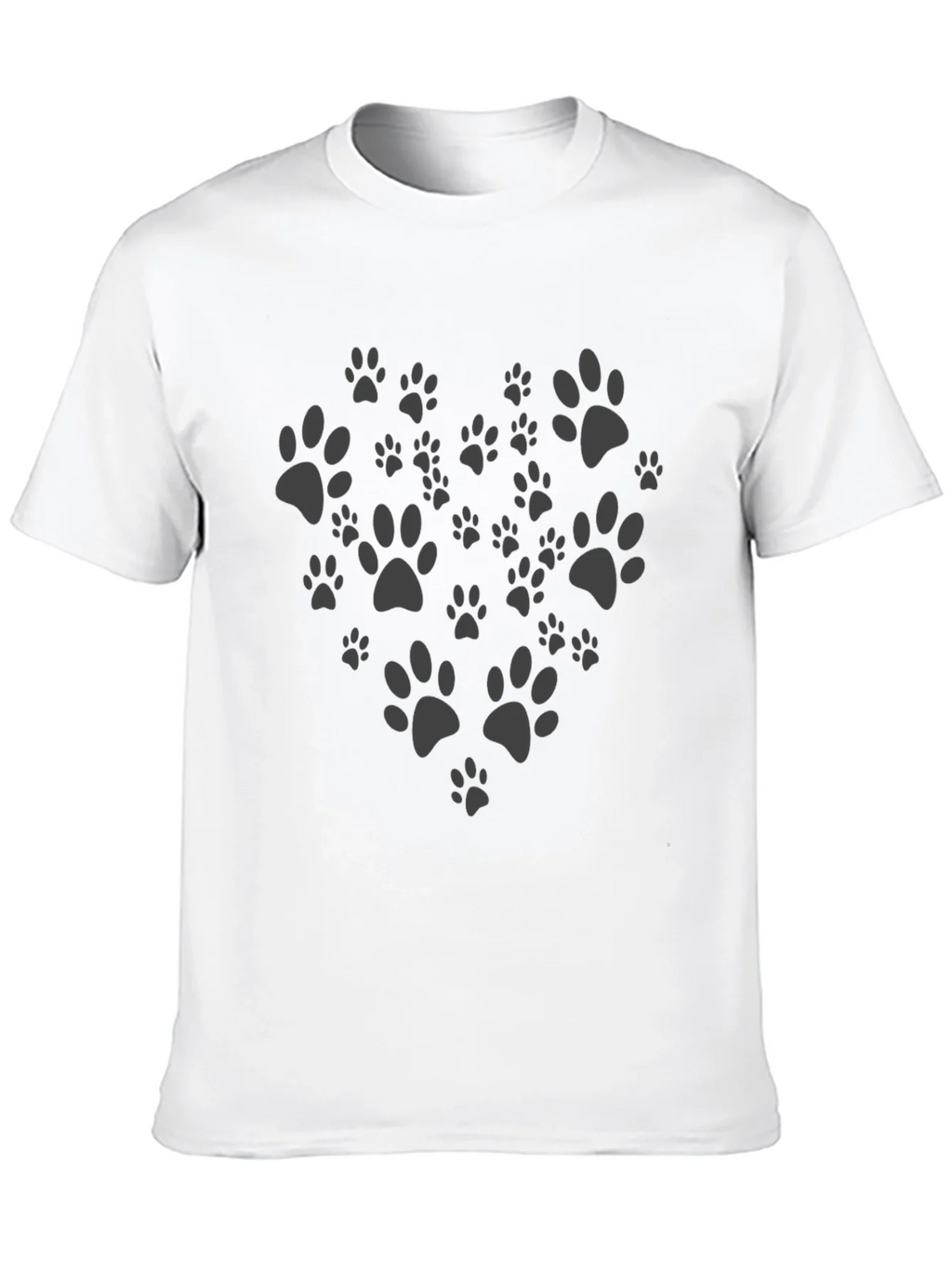Paw Print Heart T-Shirt - Dog Lover Tee product image 9