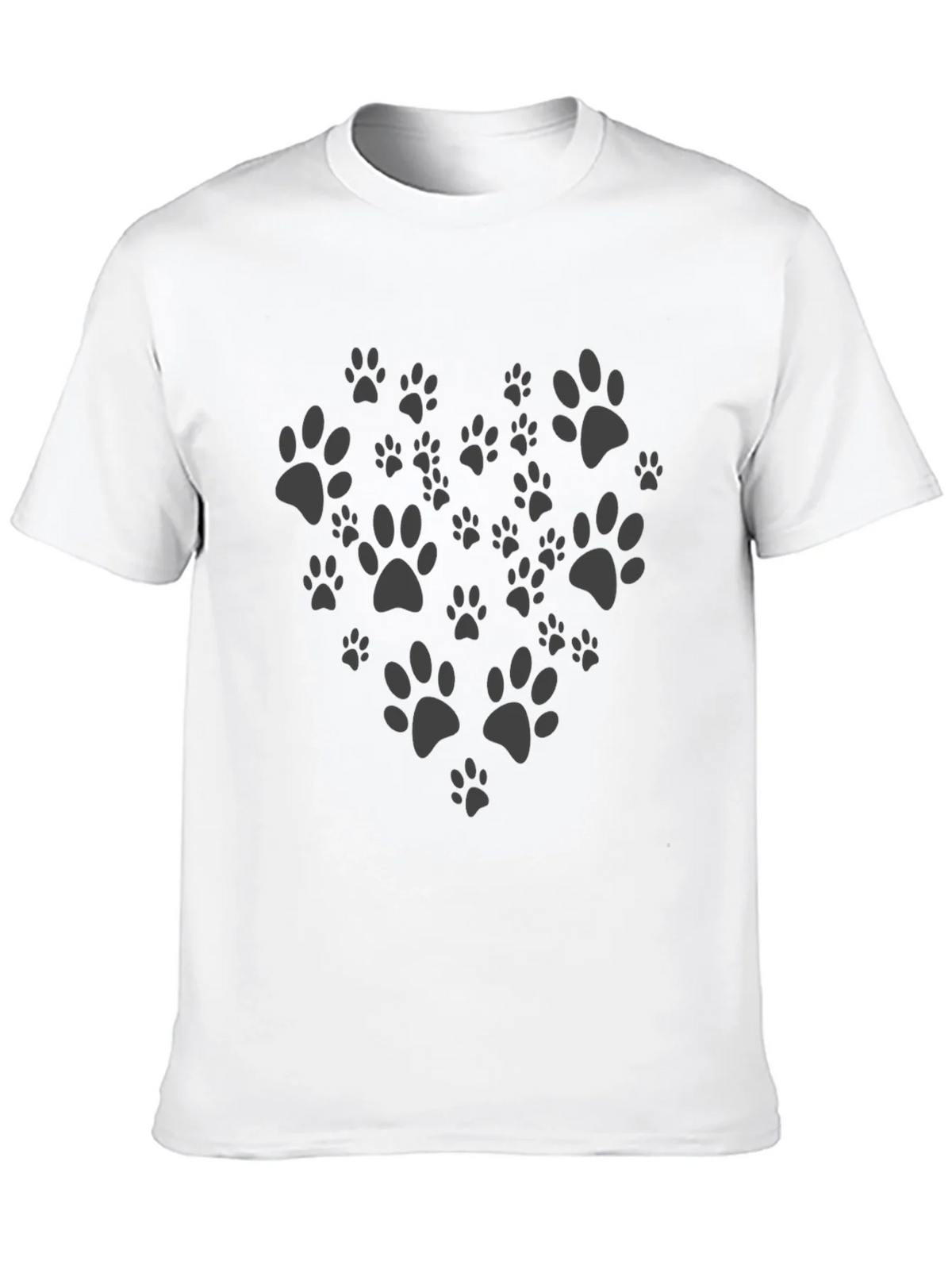 Paw Print Heart T-Shirt - Dog Lover Tee product image 9