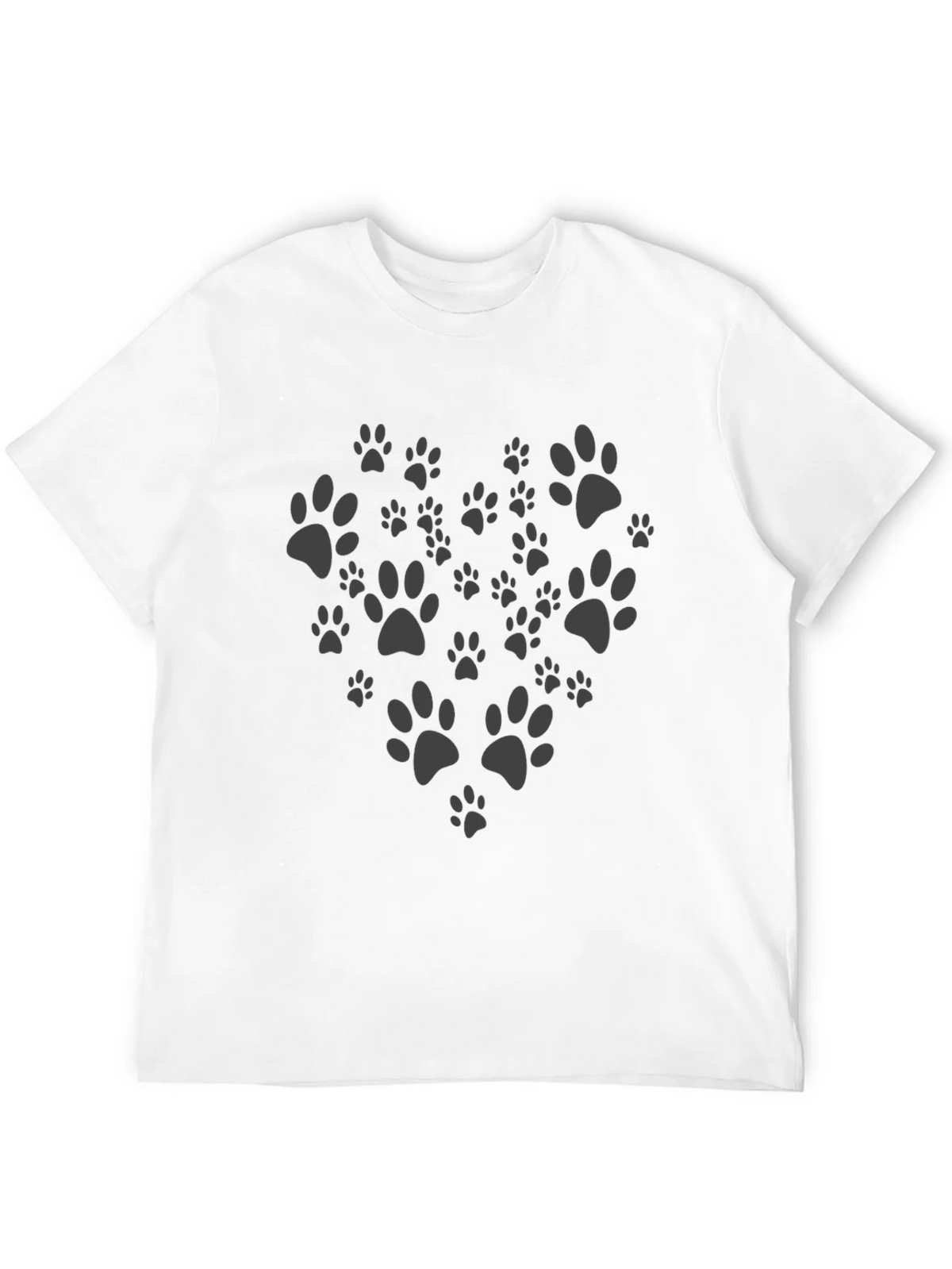 Paw Print Heart T-Shirt - Dog Lover Tee product image 11