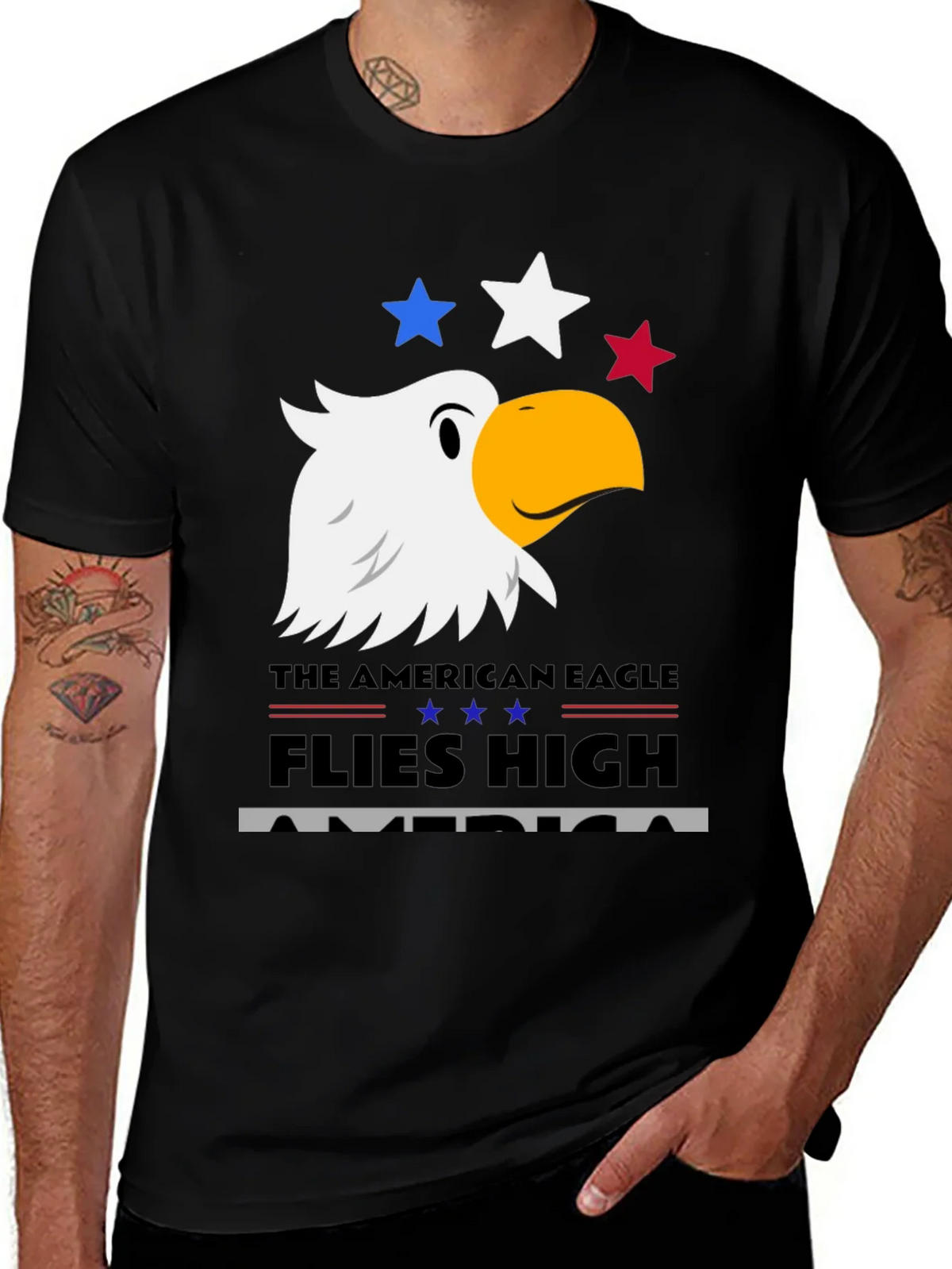 American Eagle Patriotic T-Shirt - USA Pride product image 1