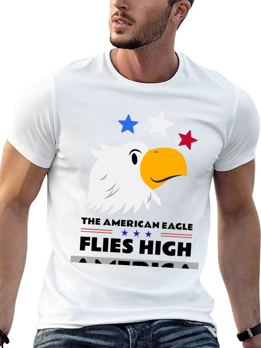 American Eagle Patriotic T-Shirt - USA Pride product image 12