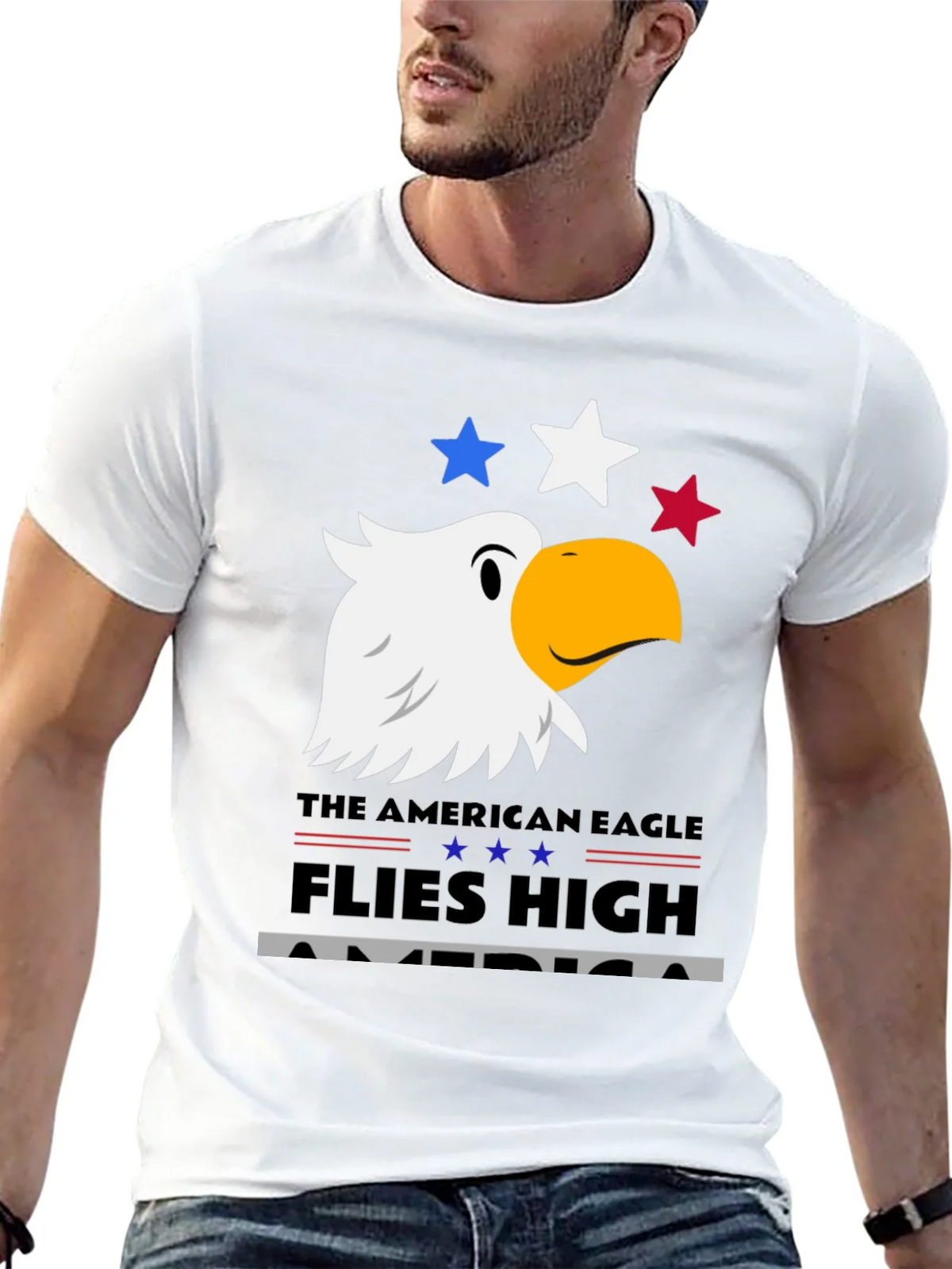 American Eagle Patriotic T-Shirt - USA Pride product image 12