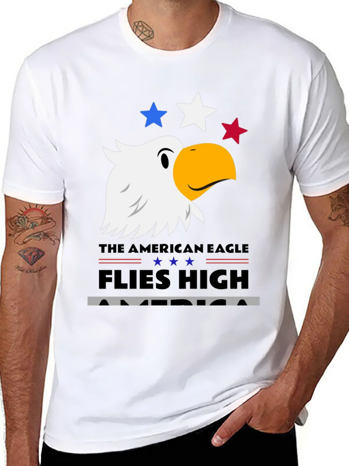 American Eagle Patriotic T-Shirt - USA Pride product image 7