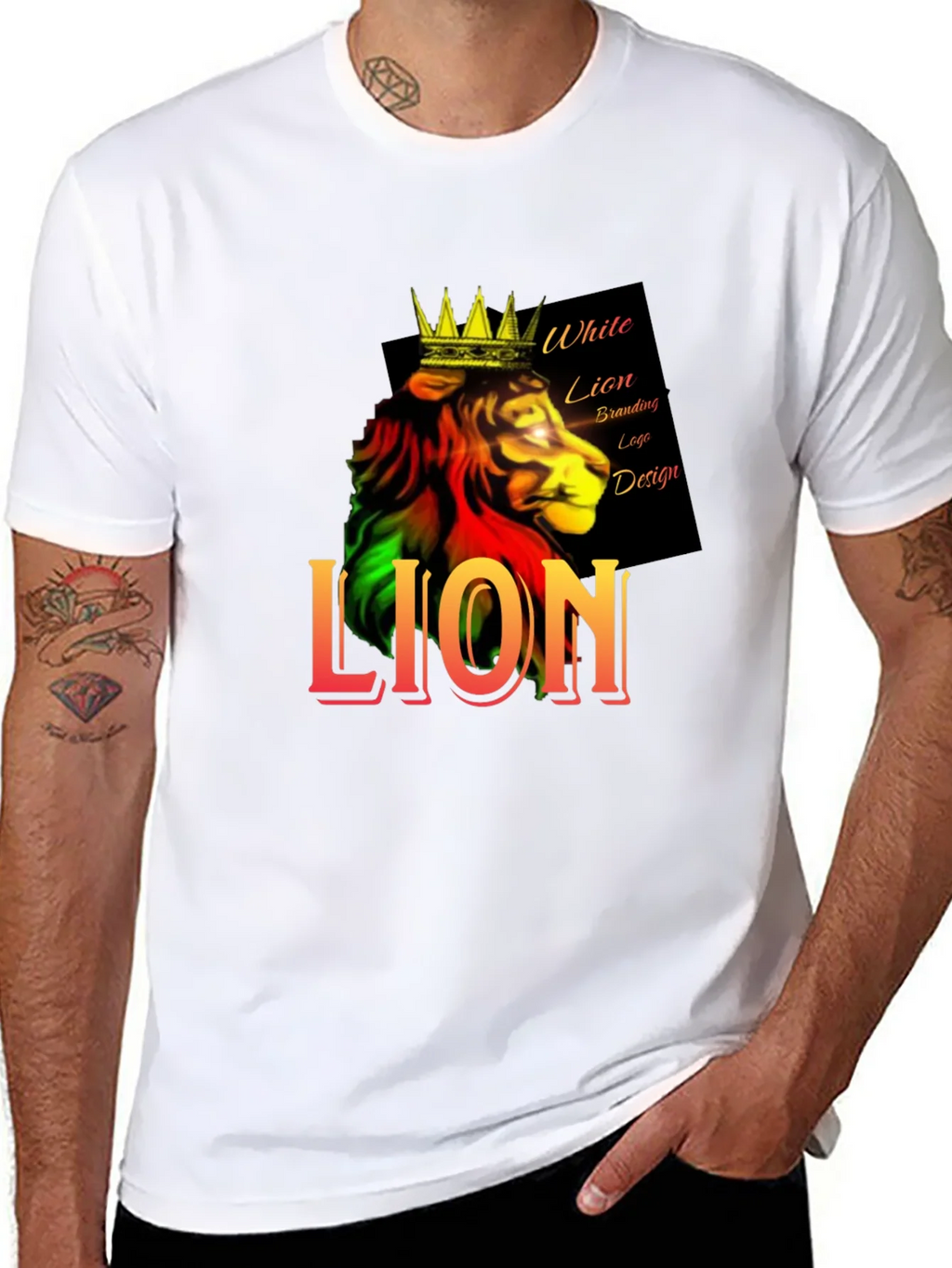 Rasta Lion King T-Shirt product image 7