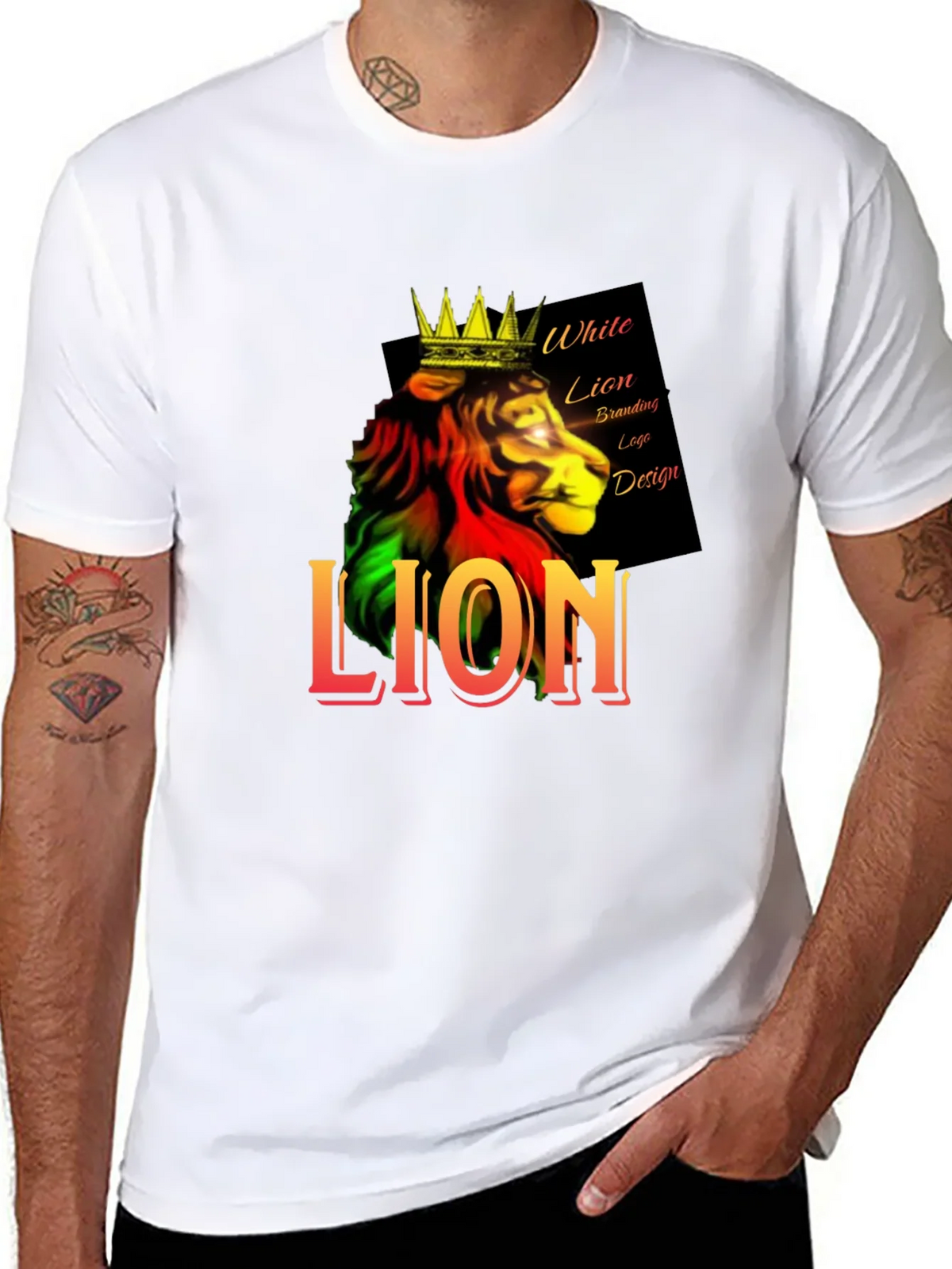Rasta Lion King T-Shirt product image 7