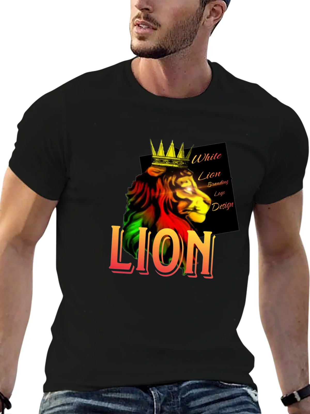 Rasta Lion King T-Shirt product image 6